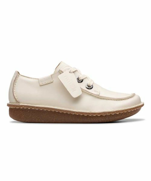 [クラークス] フラットシューズ ファニードリーム レディース ブラックレザー 23 cm Clarks クラークス フラットシューズ レースアップ ファニードリーム