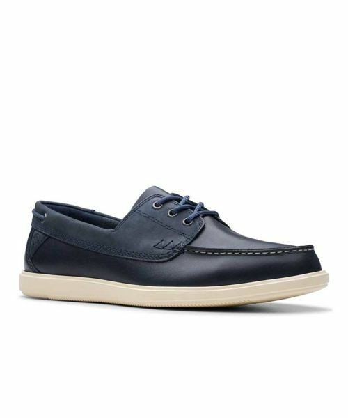 Clarks / クラークス ビジネス・ドレスシューズ | クラークス 779J Bratton Boat ブラットンボート ネイビー カジュアルシューズ | 詳細1