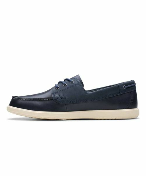 Clarks / クラークス ビジネス・ドレスシューズ | クラークス 779J Bratton Boat ブラットンボート ネイビー カジュアルシューズ | 詳細3