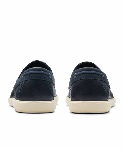 Clarks / クラークス ビジネス・ドレスシューズ | クラークス 779J Bratton Boat ブラットンボート ネイビー カジュアルシューズ | 詳細4