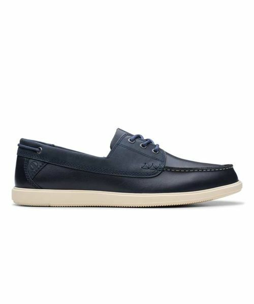 Clarks / クラークス ビジネス・ドレスシューズ | クラークス 779J Bratton Boat ブラットンボート ネイビー カジュアルシューズ(ネイビー)