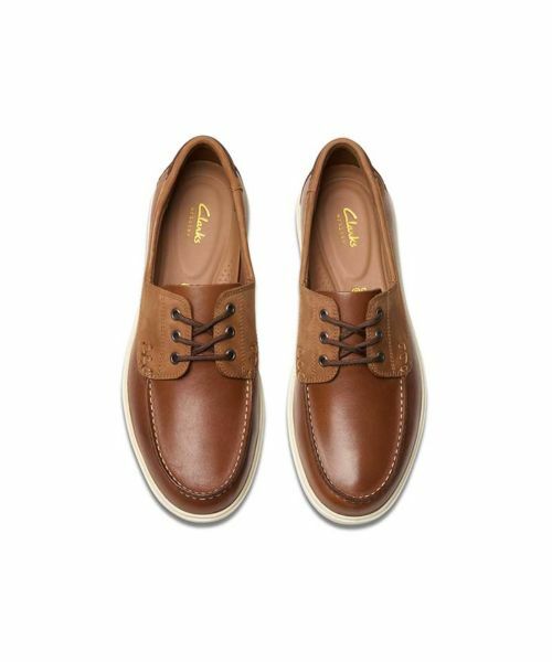 Clarks / クラークス ビジネス・ドレスシューズ | クラークス 779J Bratton Boat ブラットンボート タン カジュアルシューズ | 詳細2