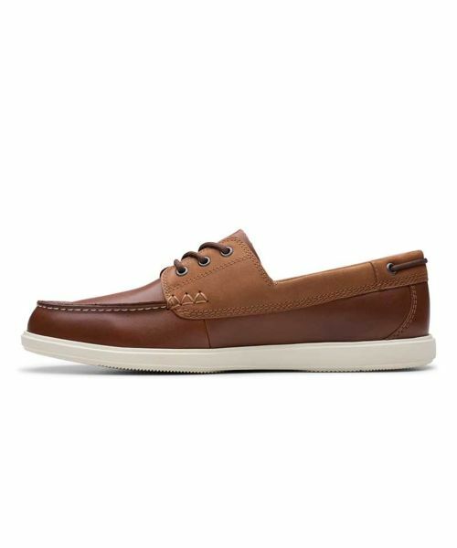 Clarks / クラークス ビジネス・ドレスシューズ | クラークス 779J Bratton Boat ブラットンボート タン カジュアルシューズ | 詳細3