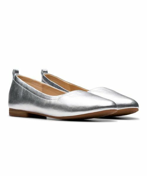 Clarks / クラークス フラットシューズ | クラークス 951G Fawna Soft ファウナソフト シルバー フラットシューズ | 詳細1
