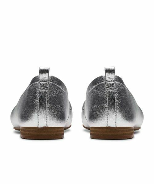 Clarks / クラークス フラットシューズ | クラークス 951G Fawna Soft ファウナソフト シルバー フラットシューズ | 詳細4