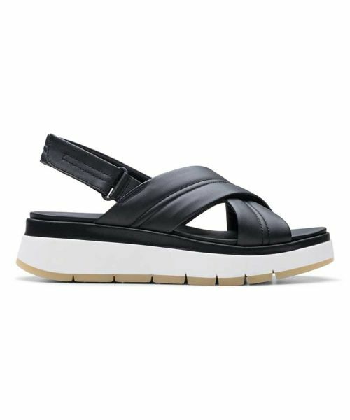 Clarks　クラークス　レディースサンダル　　23cm セール】 Clarks 967G Tuscan Cross タスカンクロス ブラック