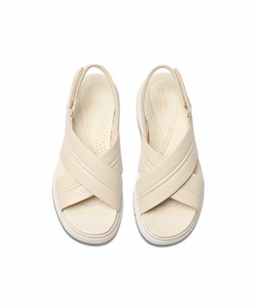 Clarks / クラークス サンダル | クラークス 967G Tuscan Cross タスカンクロス クリーム サンダル | 詳細2