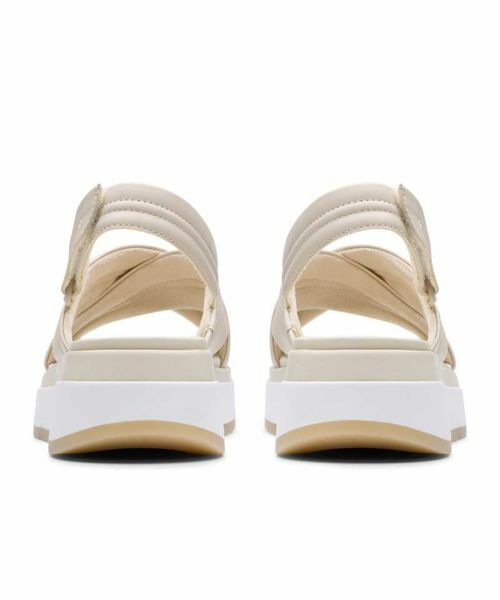 Clarks / クラークス サンダル | クラークス 967G Tuscan Cross タスカンクロス クリーム サンダル | 詳細4