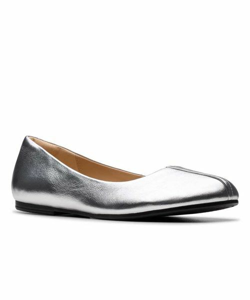 Clarks / クラークス フラットシューズ | クラークス 005K Livia Lily リビアリリー シルバー カジュアルシューズ | 詳細1