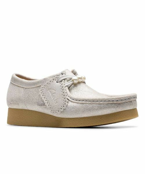 Clarks / クラークス フラットシューズ | クラークス 016K WallabeeEVOSh シルバー カジュアルシューズ | 詳細1