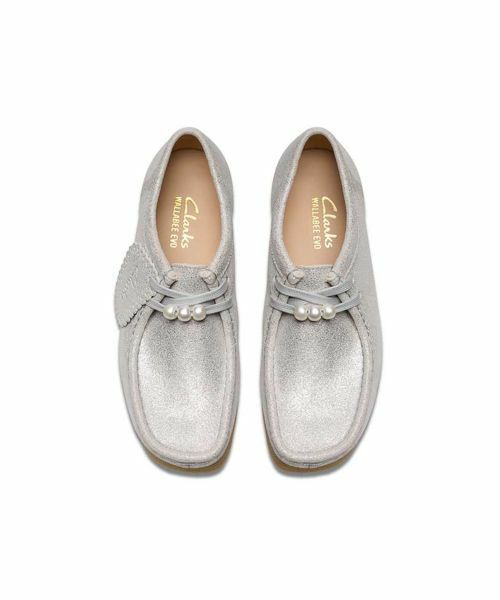 Clarks / クラークス フラットシューズ | クラークス 016K WallabeeEVOSh シルバー カジュアルシューズ | 詳細2