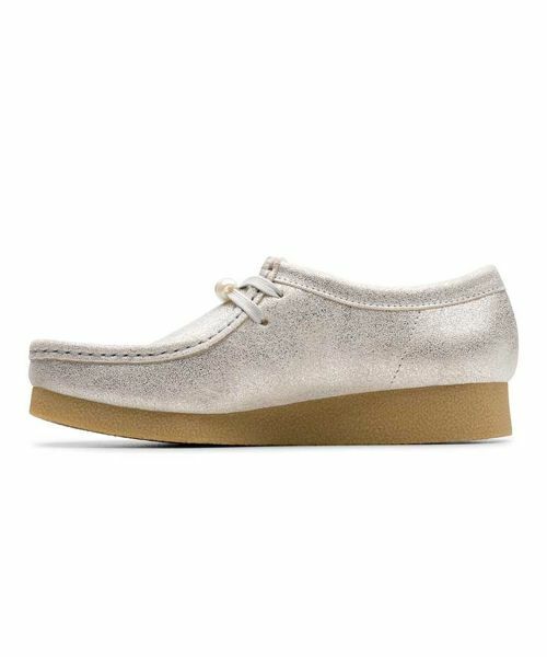 Clarks / クラークス フラットシューズ | クラークス 016K WallabeeEVOSh シルバー カジュアルシューズ | 詳細3