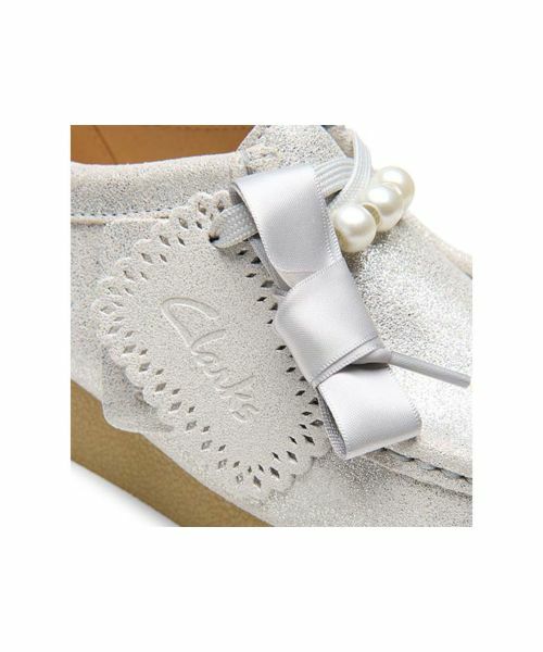 Clarks / クラークス フラットシューズ | クラークス 016K WallabeeEVOSh シルバー カジュアルシューズ | 詳細6