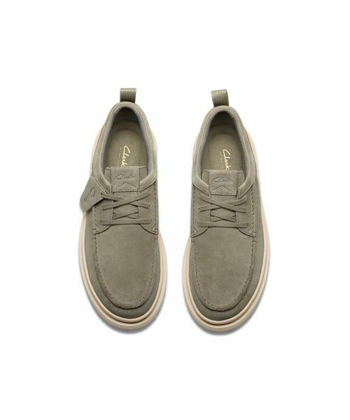 Clarks / クラークス ビジネス・ドレスシューズ | クラークス 827J Polden Moc ポルデンモック カーキ カジュアルシューズ | 詳細2