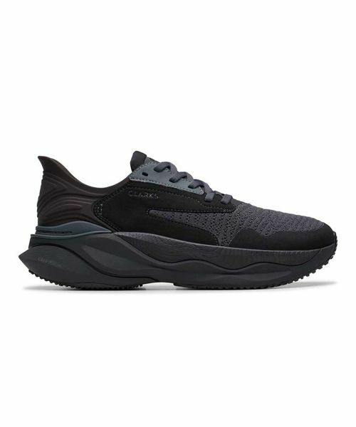 Clarks/クラークス Clarks 841J Clarks Pace クラークスペース ブラック スニーカー ブラック 70(25.0) Clarks/クラークス Clarks 841J Clarks Pace クラークスペース ブラック スニーカー ブラック 70(25.0)