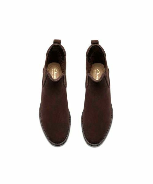 Clarks / クラークス ブーツ（ショート丈） | クラークス 007K Nella Top ネラトップ ダークブラウン ブーツ | 詳細2