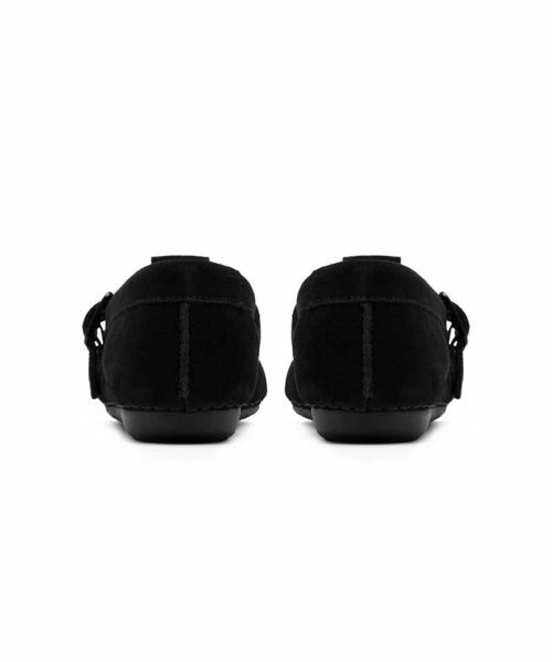 Clarks / クラークス フラットシューズ | Clarks 051K Freckle Tbar フレックルTバー ブラック カジュアルシューズ | 詳細4