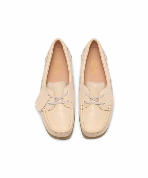 Clarks / クラークス フラットシューズ | Clarks 060K ワラビーエヴォシー クリーム カジュアルシューズ | 詳細2