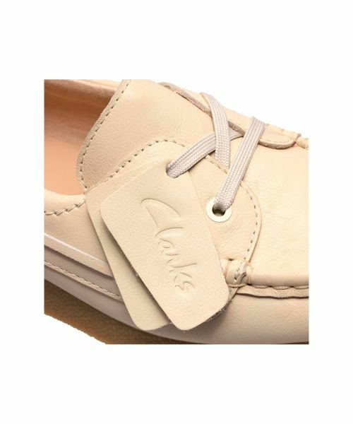 Clarks / クラークス フラットシューズ | Clarks 060K ワラビーエヴォシー クリーム カジュアルシューズ | 詳細6