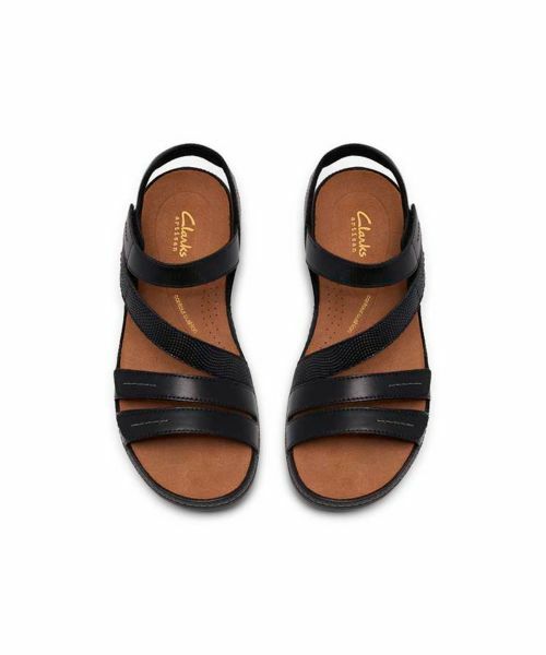 Clarks / クラークス サンダル | Clarks 066K Cecily Mix セシリーミックス ブラック サンダル | 詳細2