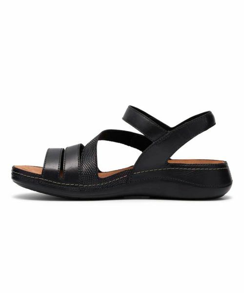 Clarks / クラークス サンダル | Clarks 066K Cecily Mix セシリーミックス ブラック サンダル | 詳細3