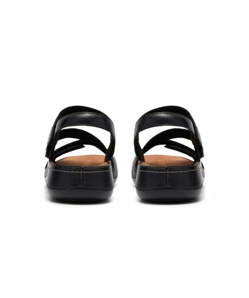 Clarks / クラークス サンダル | Clarks 066K Cecily Mix セシリーミックス ブラック サンダル | 詳細4