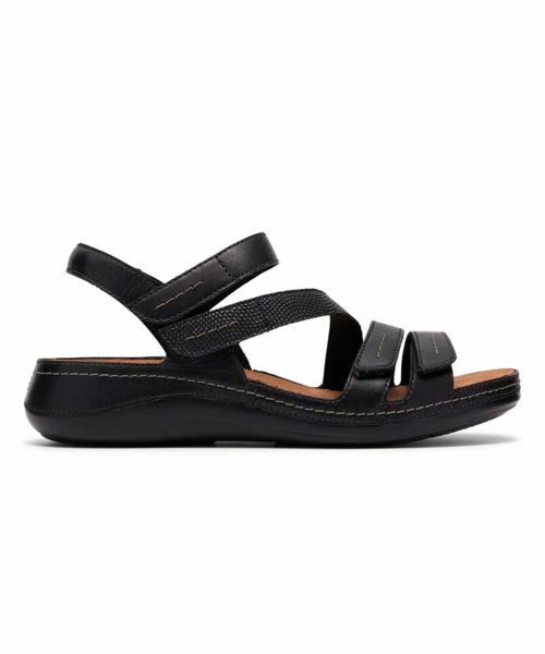 Clarks / クラークス サンダル | Clarks 066K Cecily Mix セシリーミックス ブラック サンダル（ブラック）