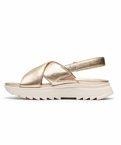 Clarks / クラークス サンダル | Clarks 068K ダッシュライトウィッシュ ゴールド サンダル | 詳細3