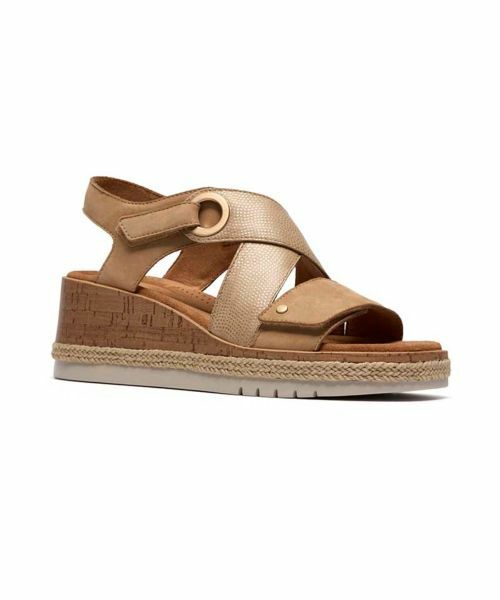 Clarks / クラークス サンダル | Clarks 069K Kidiki Sun キディキサン ベージュ サンダル | 詳細1