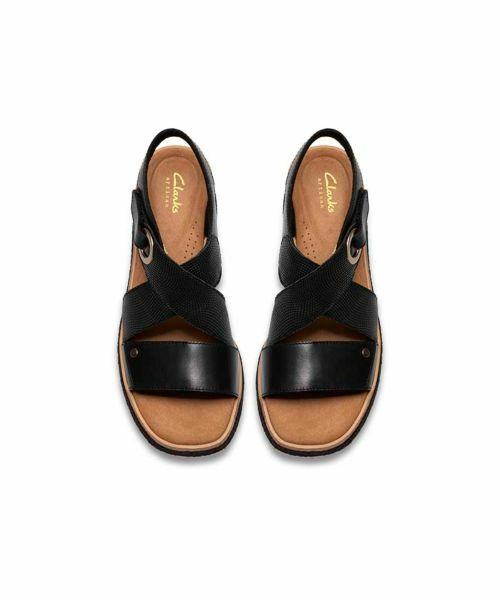 Clarks / クラークス サンダル | Clarks 069K Kidiki Sun キディキサン ブラック サンダル | 詳細2