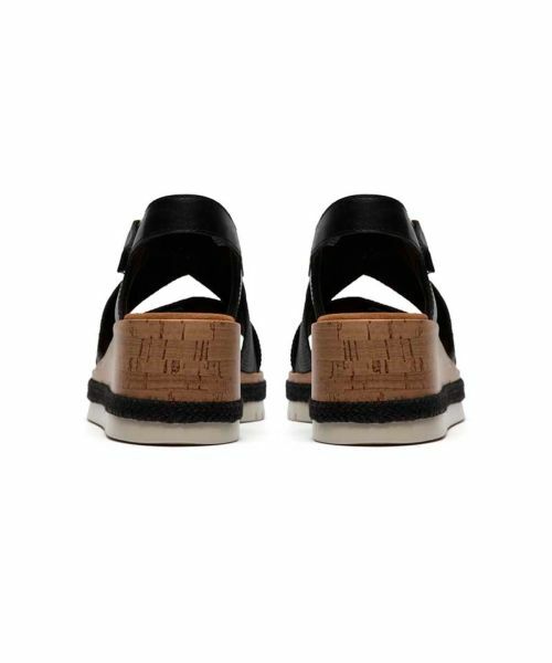 Clarks / クラークス サンダル | Clarks 069K Kidiki Sun キディキサン ブラック サンダル | 詳細4