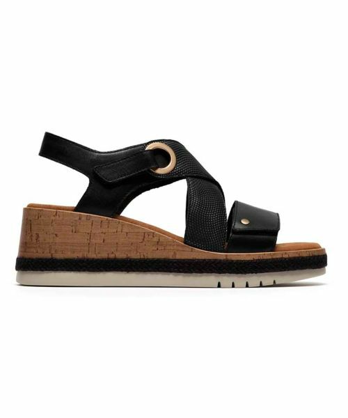 Clarks / クラークス サンダル | Clarks 069K Kidiki Sun キディキサン ブラック サンダル（ブラック）