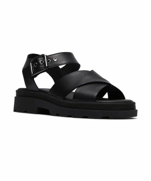 Clarks / クラークス サンダル | Clarks 070K Orinoco3 Cross オリノコ3クロス ブラック サンダル | 詳細1
