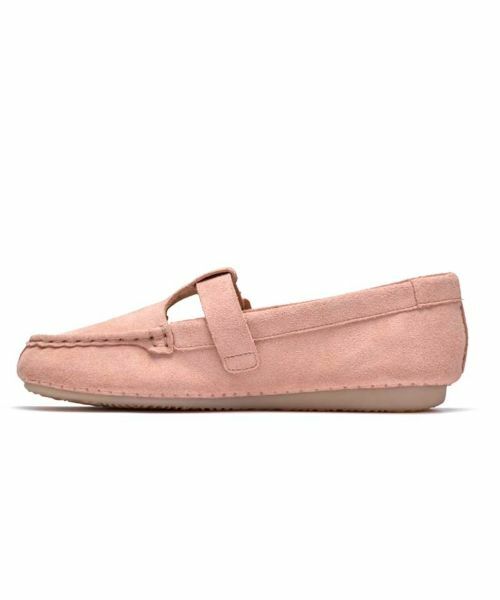Clarks / クラークス フラットシューズ | Clarks 051K Freckle Tbar フレックルTバー ピンク カジュアルシューズ | 詳細3