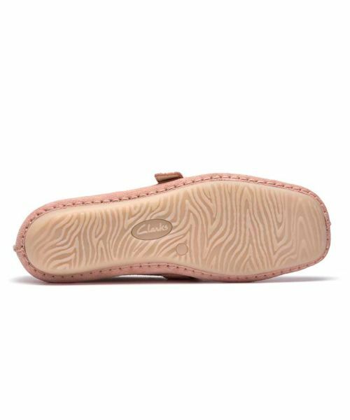 Clarks / クラークス フラットシューズ | Clarks 051K Freckle Tbar フレックルTバー ピンク カジュアルシューズ | 詳細5