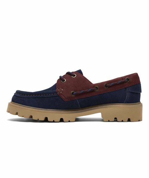 Clarks / クラークス ビジネス・ドレスシューズ | Clarks 880J セイヒルボート ネイビーブラウン カジュアルシューズ | 詳細3