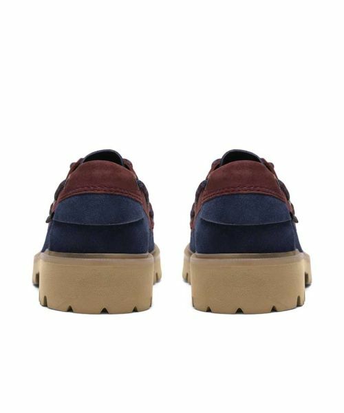 Clarks / クラークス ビジネス・ドレスシューズ | Clarks 880J セイヒルボート ネイビーブラウン カジュアルシューズ | 詳細4