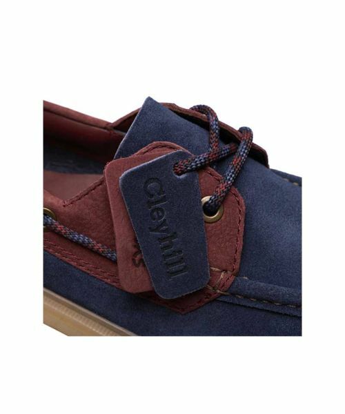 Clarks / クラークス ビジネス・ドレスシューズ | Clarks 880J セイヒルボート ネイビーブラウン カジュアルシューズ | 詳細6