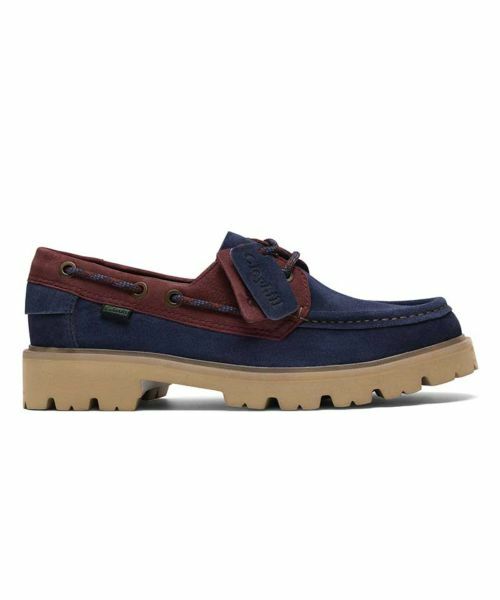 Clarks / クラークス ビジネス・ドレスシューズ | Clarks 880J セイヒルボート ネイビーブラウン カジュアルシューズ(ネイビーブラウン)