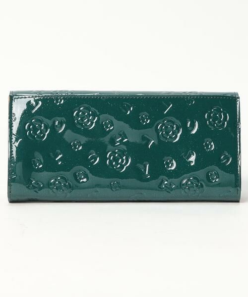 セール】 ルチア フラップ長財布 グリーン （財布・コインケース