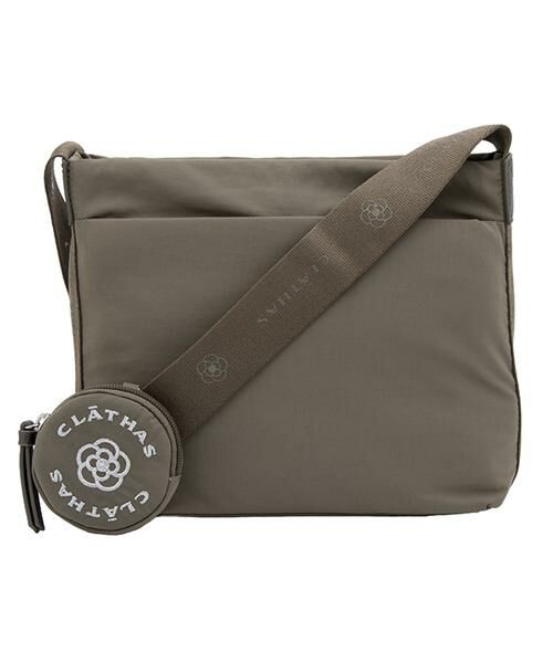 CLATHAS/クレイサス レザン ショルダーバッグ グレージュ F CLATHAS/クレイサス レザン ショルダーバッグ グレージュ F