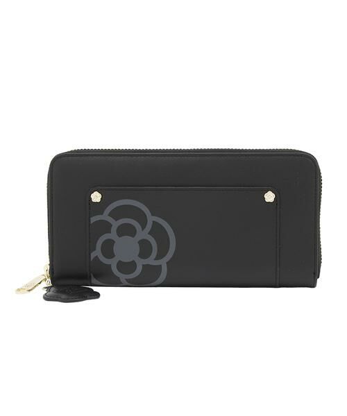 CLATHAS/クレイサス カシス ラウンド長財布 ブラック F CLATHAS/クレイサス カシス ラウンド長財布 ブラック F