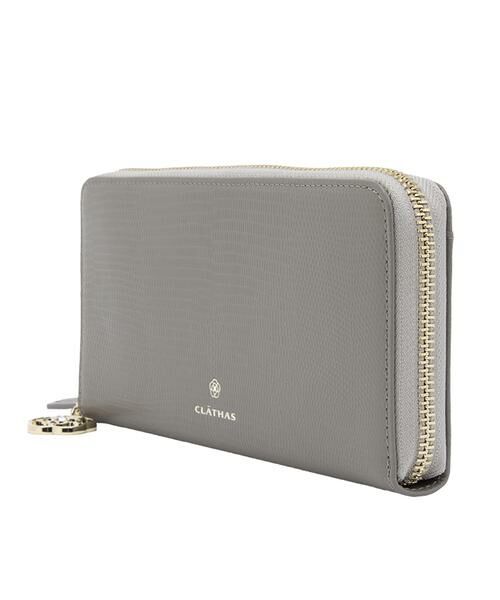 CLATHAS / クレイサス 財布・コインケース・マネークリップ | クレイサス CLATHAS ペーシュ ラウンド長財布 | 詳細1