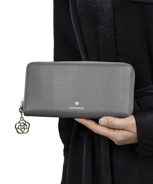 CLATHAS / クレイサス 財布・コインケース・マネークリップ | クレイサス CLATHAS ペーシュ ラウンド長財布 | 詳細7