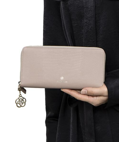 CLATHAS / クレイサス 財布・コインケース・マネークリップ | クレイサス CLATHAS ペーシュ ラウンド長財布 | 詳細14