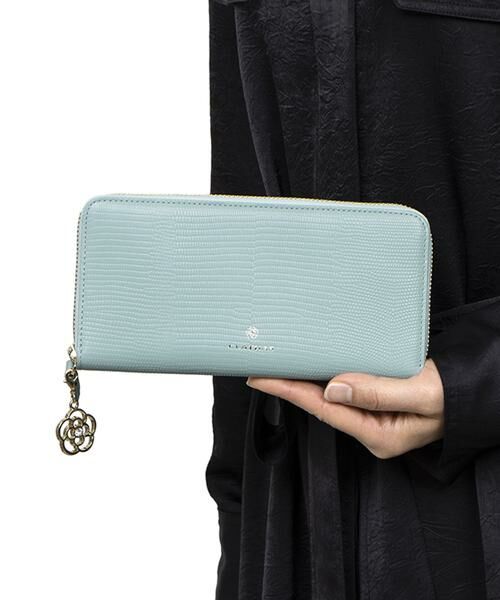 CLATHAS / クレイサス 財布・コインケース・マネークリップ | クレイサス CLATHAS ペーシュ ラウンド長財布 | 詳細21