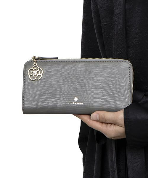 CLATHAS / クレイサス 財布・コインケース・マネークリップ | クレイサス CLATHAS ペーシュ Lファス長財布 | 詳細7