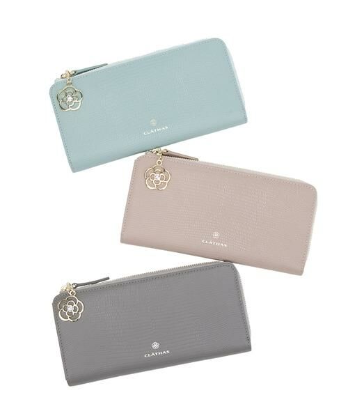 CLATHAS / クレイサス 財布・コインケース・マネークリップ | クレイサス CLATHAS ペーシュ Lファス長財布 | 詳細30