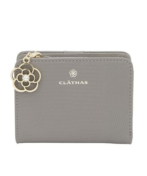 CLATHAS/クレイサス ペーシュ ミニ財布 ダークグレー F CLATHAS/クレイサス ペーシュ ミニ財布 ダークグレー F