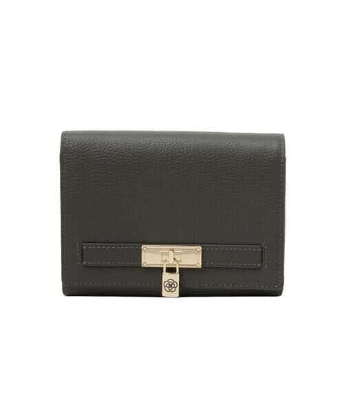 CLATHAS / クレイサス 財布・コインケース・マネークリップ | クレイサス CLATHAS イヴェット 二つ折り財布（ダークグレー）